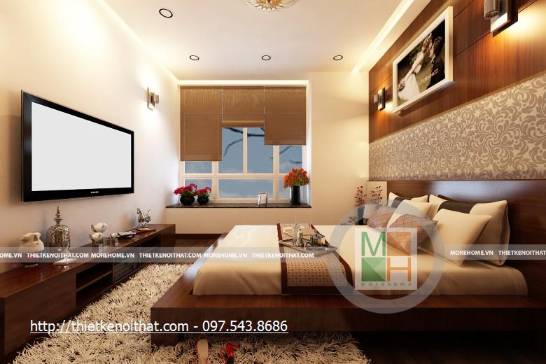 Thiết kế nội thất chung cư S&agrave;i G&ograve;n New - Anh Minh Anh